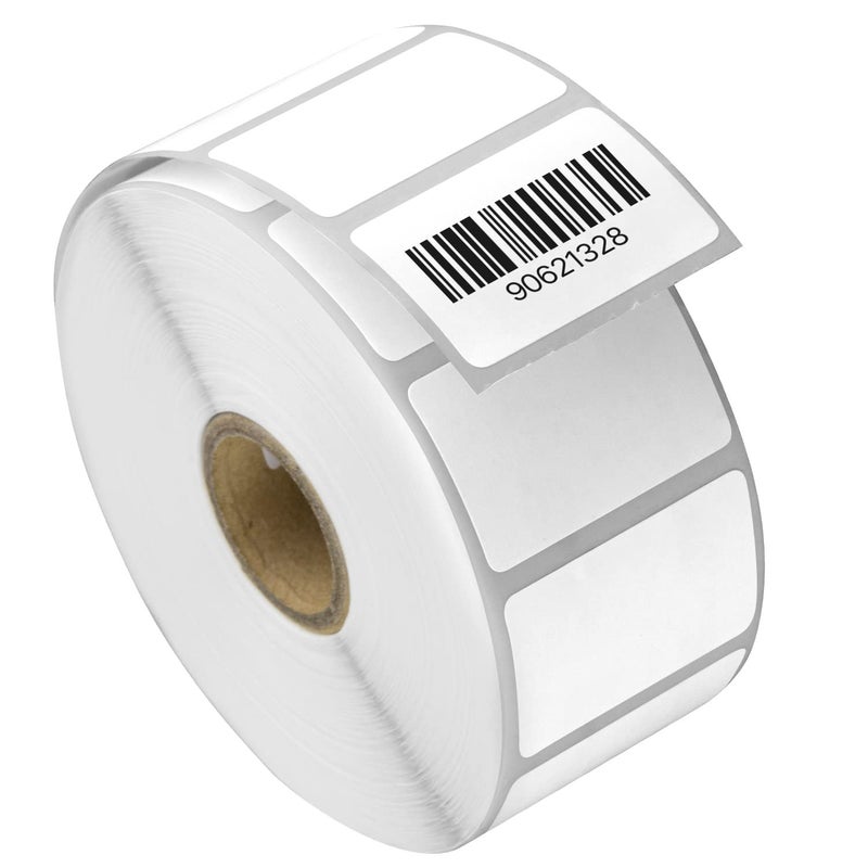 OfficeSmartLabels â€“ 1.5" x 1" Removable Direct Thermal Labels - Compatible with Rollo & Zebra Desktop Printers and More â€“ 1â€ Core; Perforated, Water & Oil Resistant (4 Rolls, 5520 Labels) - Image 1